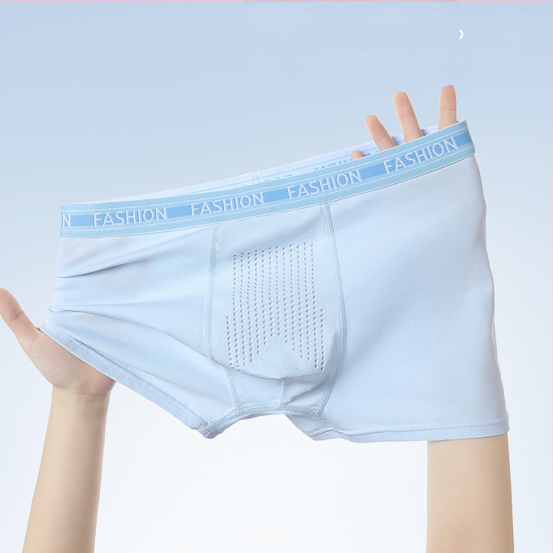 Chiloți bărbătești din bumbac 100%, largi, confortabili și respirabili, boxer briefs pentru bărbați, mărime mare