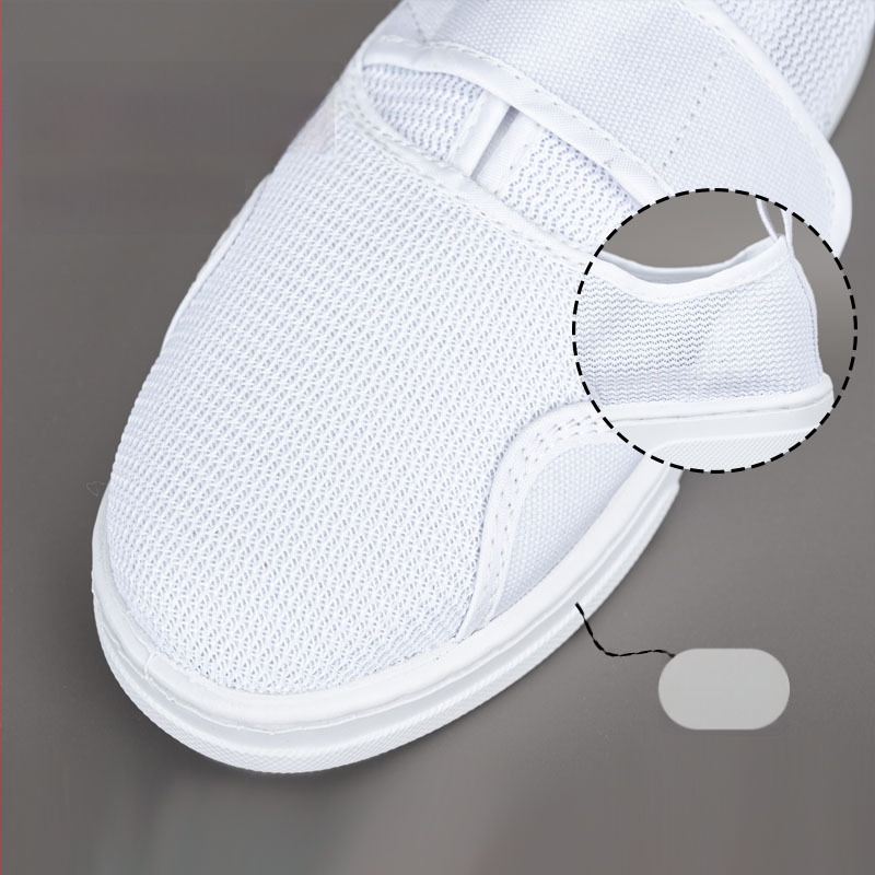 Pantofi antistatice cu plasă respirabilă, talpa moale îngroșată, închidere cu Velcro, încălțăminte de lucru unisex pentru atelier