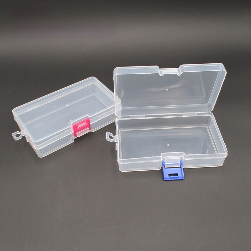 Cutie din plastic PP cu capac – organizator de birou pentru accesorii mici și bijuterii, depozitare portabilă sigilată