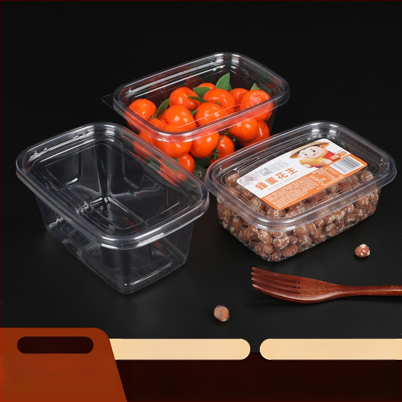 Cutie transparentă de patiserie, de unică folosință, rezistentă la presiune și umezeală, ambalaj pentru take-out de prăjituri, produse de patiserie și fructe