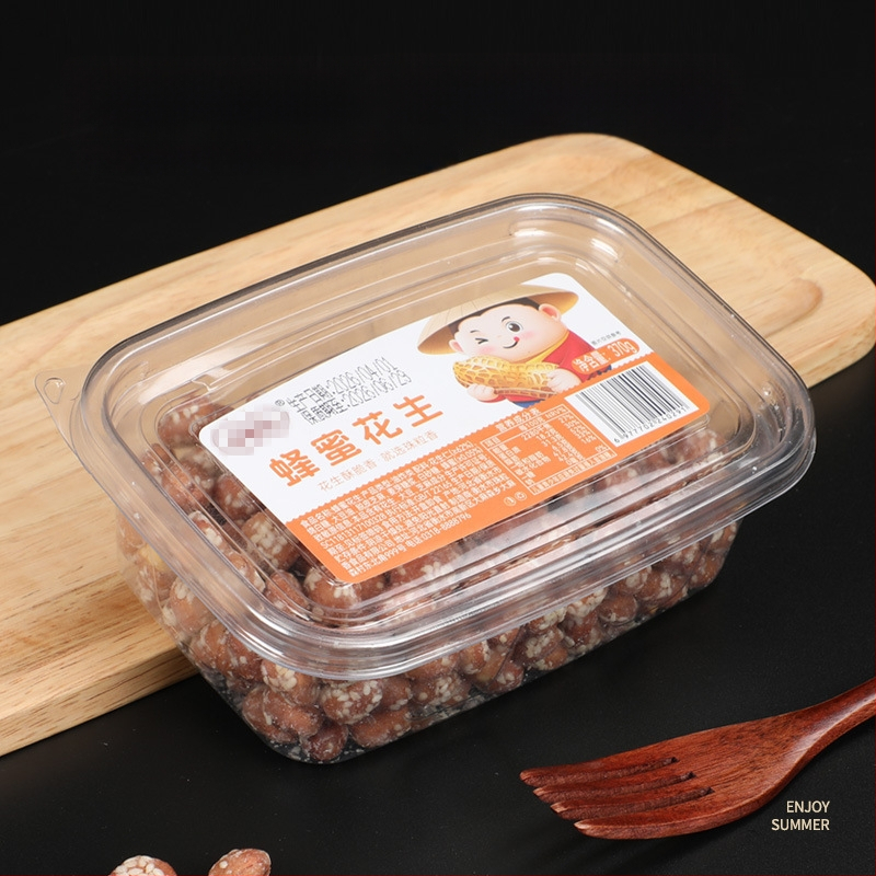 Cutie transparentă de patiserie, de unică folosință, rezistentă la presiune și umezeală, ambalaj pentru take-out de prăjituri, produse de patiserie și fructe