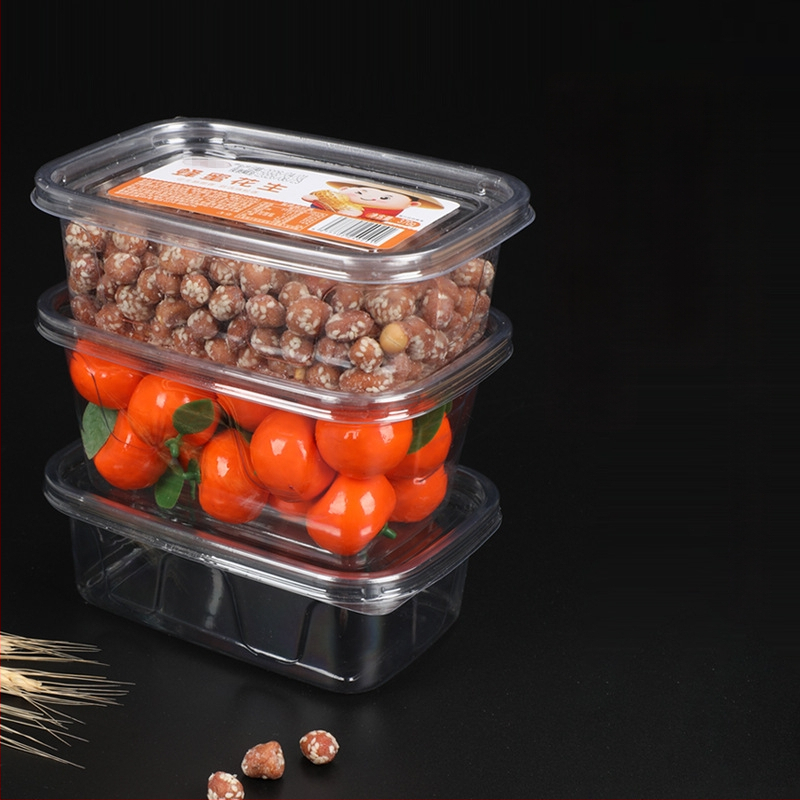 Cutie transparentă de patiserie, de unică folosință, rezistentă la presiune și umezeală, ambalaj pentru take-out de prăjituri, produse de patiserie și fructe