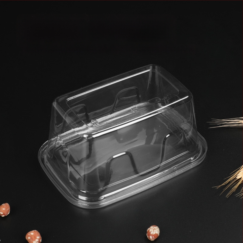 Cutie transparentă de patiserie, de unică folosință, rezistentă la presiune și umezeală, ambalaj pentru take-out de prăjituri, produse de patiserie și fructe