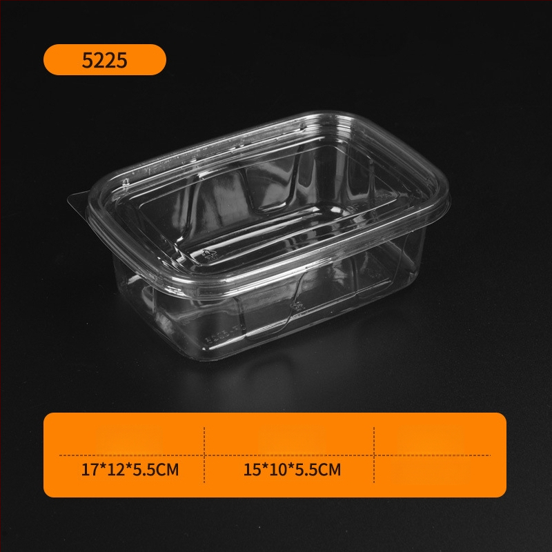 Cutie transparentă de patiserie, de unică folosință, rezistentă la presiune și umezeală, ambalaj pentru take-out de prăjituri, produse de patiserie și fructe