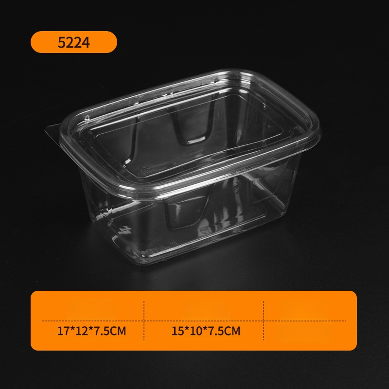 Cutie transparentă de patiserie, de unică folosință, rezistentă la presiune și umezeală, ambalaj pentru take-out de prăjituri, produse de patiserie și fructe