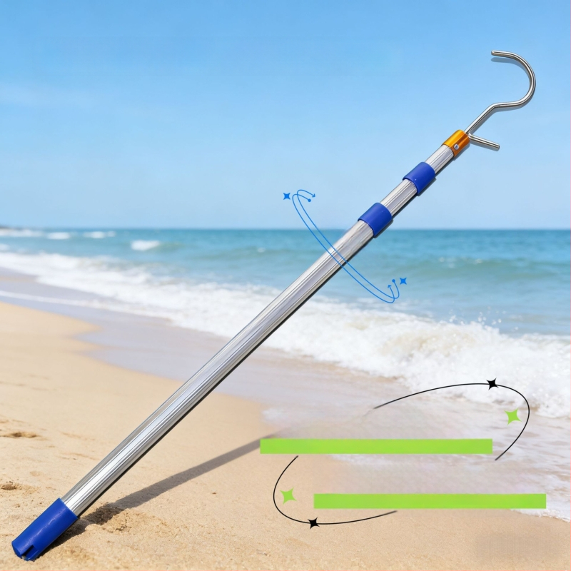 Cârlig de barcă din oțel inoxidabil, cârlig telescopic din aliaj de aluminiu, cârlig pentru barcă de salvare, cârlig pentru funii de speedboat