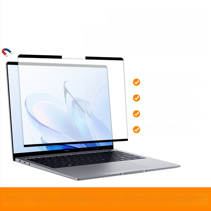 Protector de ecran magnetic universal pentru laptop cu protecție a intimității, folie HD detașabilă, aderență puternică, filtrare a luminii albastre
