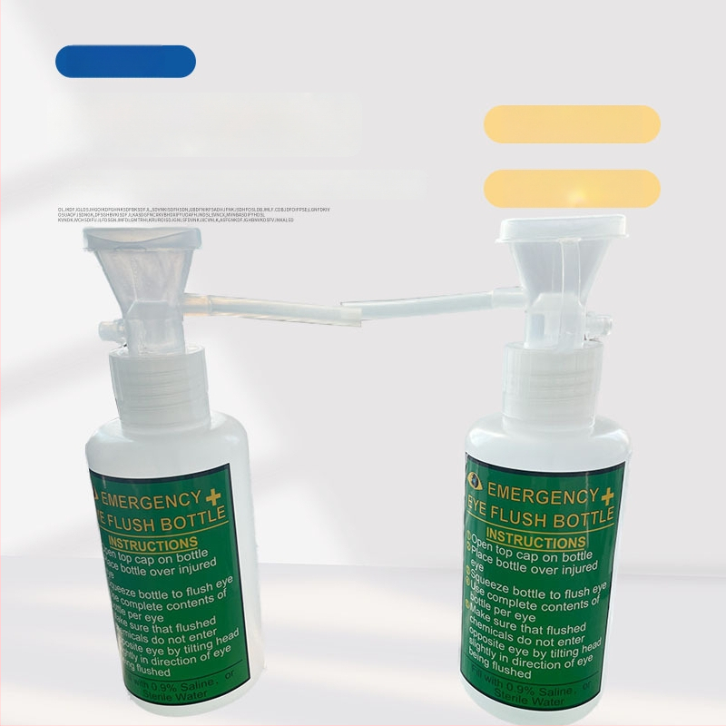 6670 Spălător de ochi portabil montat pe perete, 500 ml, pentru laboratoare