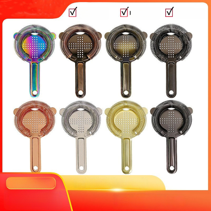 Filtru Hawthorne pentru cocktailuri din oțel inoxidabil 304, pentru bar