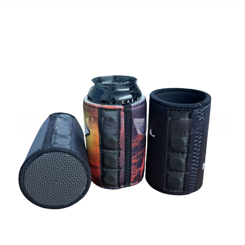 Husă izolantă pentru cană din neopren, personalizată, cu magnet și magnet de margine