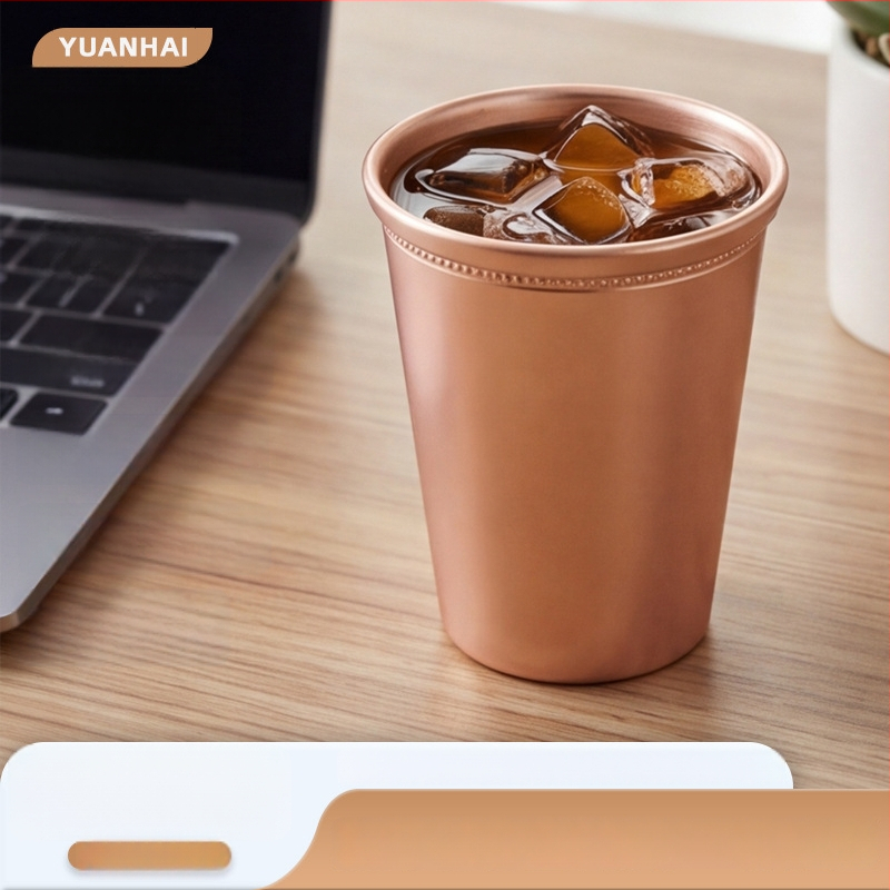 Pahar de răcire din aliaj de aluminiu — personalizabil pentru hoteluri, restaurante, baruri, KTV, birouri și cafea.