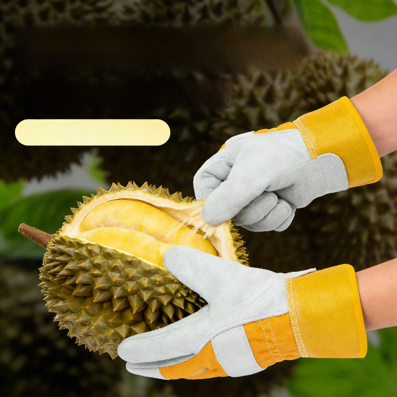 Mănuși de protecție groase pentru durian, anti-înțepare și anti-tăiere, rezistente la uzură, pentru deschiderea și curățarea durianului, mănuși de uz casnic curate și igienice