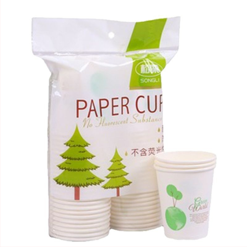 Cănițe de unică folosință din hârtie pentru băuturi, 9 oz (240–250 ml), laminate, pentru băuturi calde, pachet de 50 buc