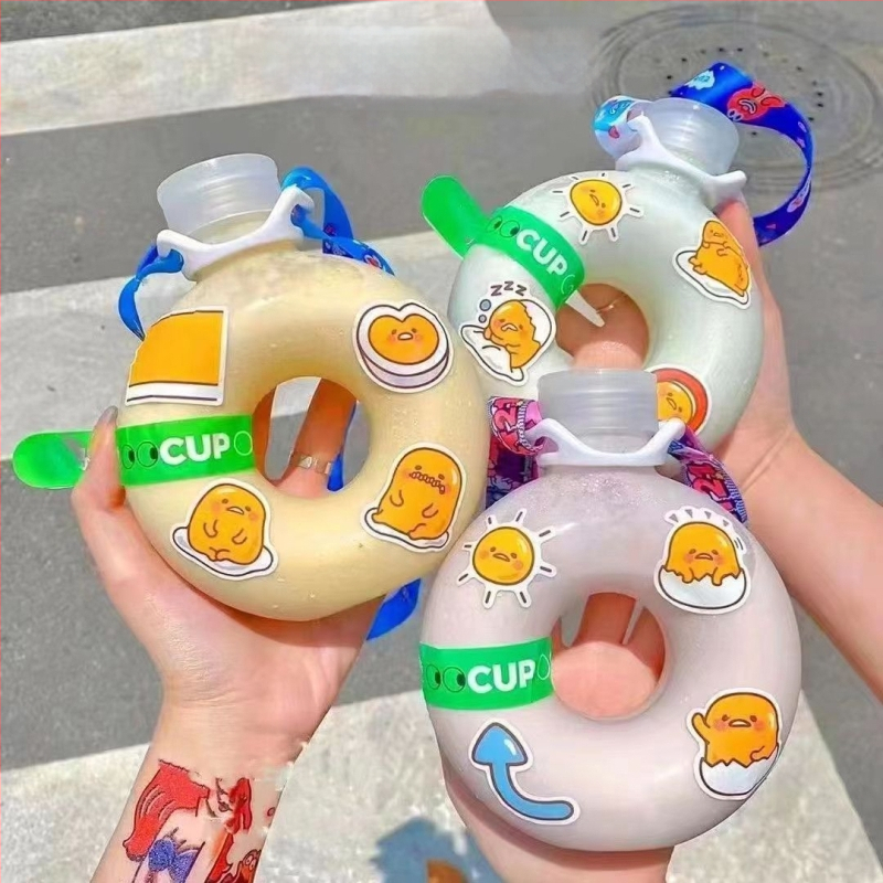 Pahare din plastic ABS, de unică folosință, pentru băuturi reci, ceai cu lapte și ceai de fructe, cu design circular