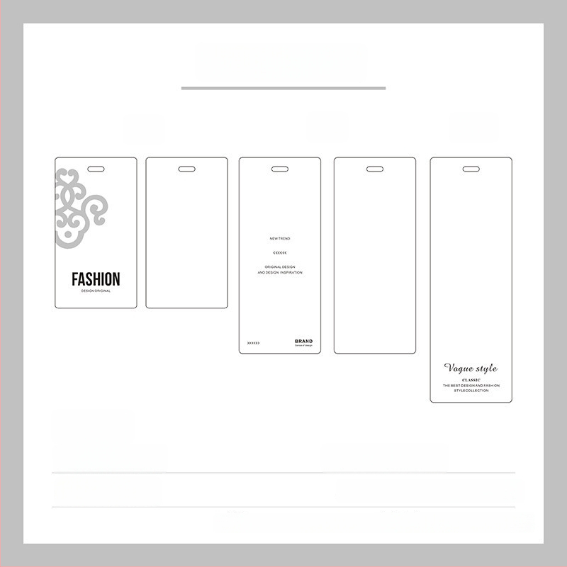Set etichete pentru haine pe hârtie cu plăcuță de cupru; etichete personalizabile pentru haine de damă și design certificat pentru îmbrăcăminte de înaltă clasă și textile de casă