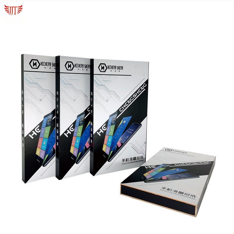 Cutie personalizată pentru ambalarea ecranului LCD al telefonului mobil, cu capac rabatabil – cutie premium pentru produse digitale 3C