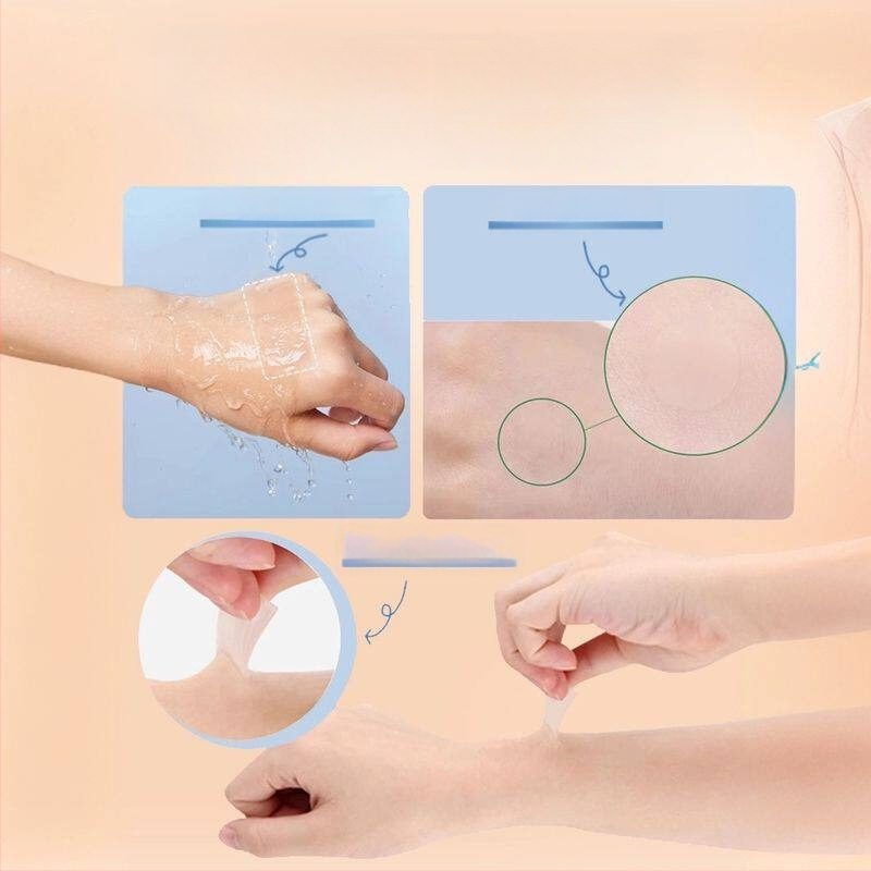 Autocolante pentru acoperire tatuaje, culoare pielii, instrument profesional pentru acoperirea semnelor de naștere și a petelor albe, durabile, impermeabile, respirabile, aspect pielos.