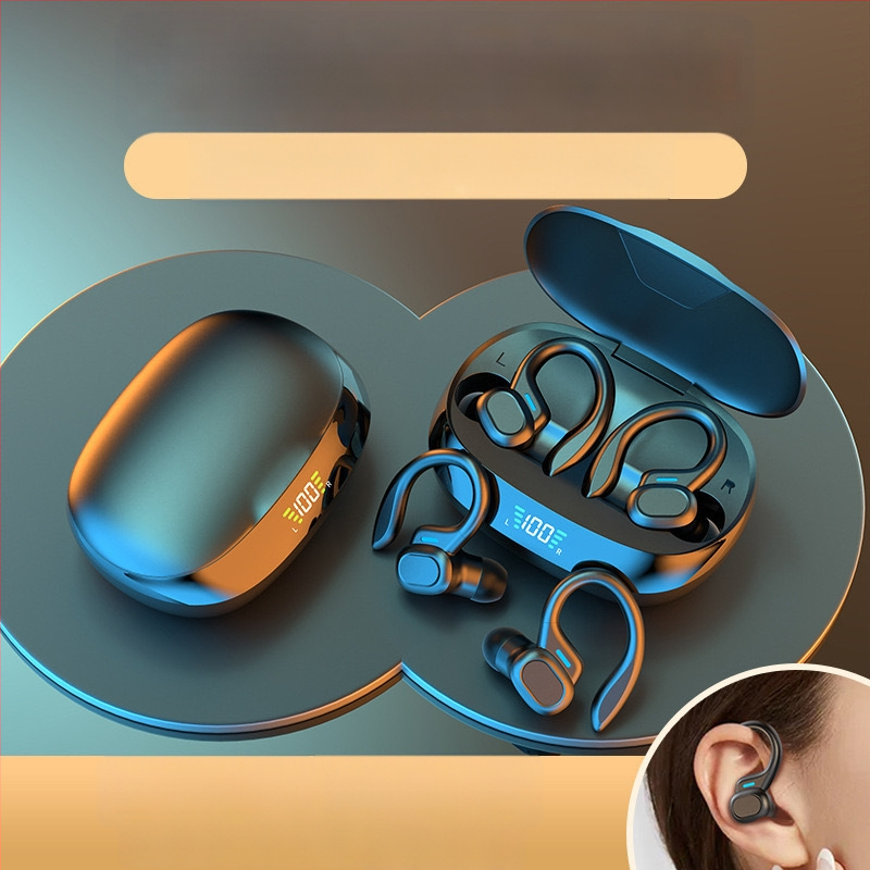 SP16OWS Căști Bluetooth fără fir cu cârlig pentru ureche, in-ear, bas puternic