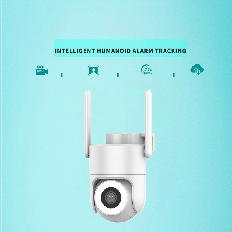 iCSee IPC-253 Cameră PTZ WiFi 3MP, interior/exterior, rotire orizontală 355°, înclinare 90°