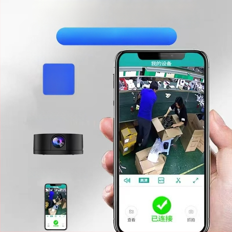 Cameră de supraveghere wireless X3 cu vedere pe timp de noapte, monitorizare pentru interior și exterior, HD