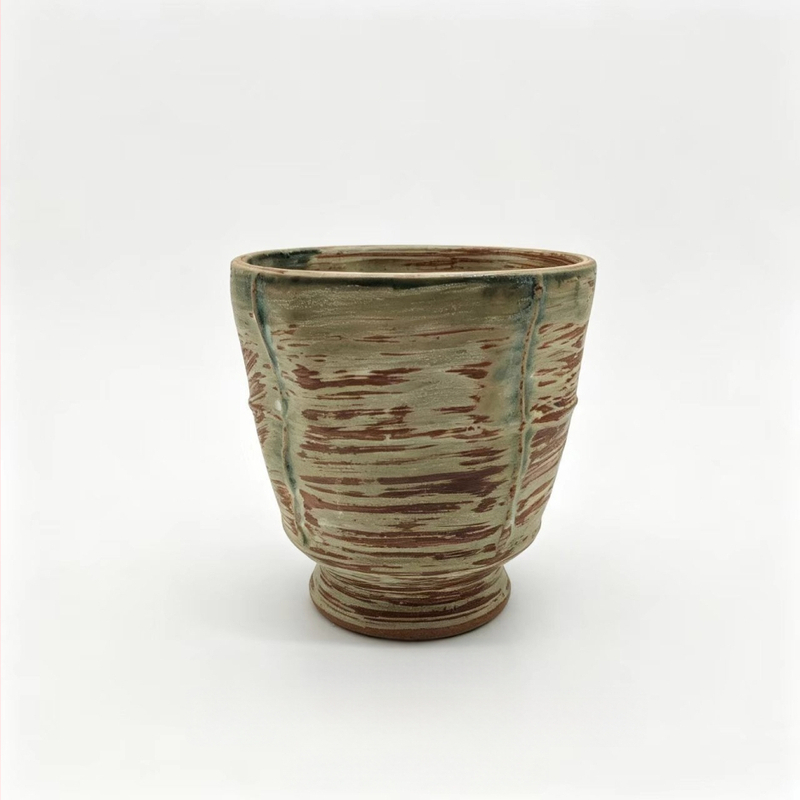 Vase ceramice rezistente la temperaturi înalte, suporturi de birou în stil wabi-sabi pentru plante verzi și suculente, design vintage inspirat Zen