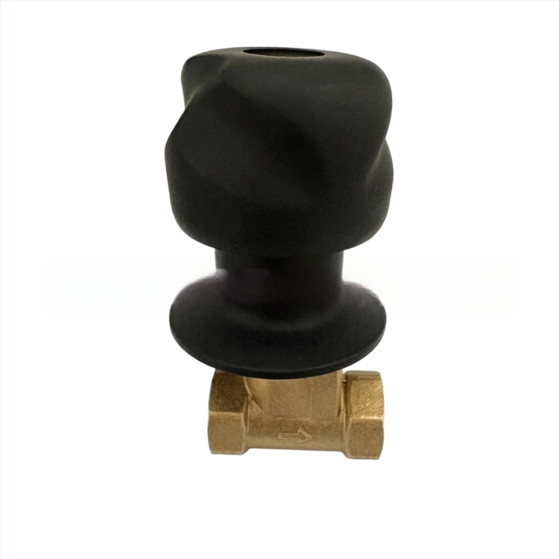 Roată de mână din aliaj de zinc pentru accesorii de baie, racorduri cu ventile ascunse, mâner simplu sau dublu