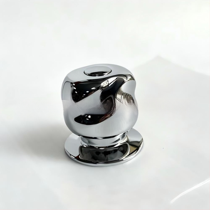 Roată de mână din aliaj de zinc pentru accesorii de baie, racorduri cu ventile ascunse, mâner simplu sau dublu