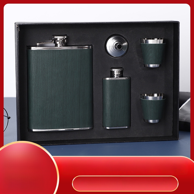 Set de hipflask din oțel inoxidabil 304, înaltă calitate, robuste pentru exterior, mini-flasuri portabile cu imprimare a logo-ului
