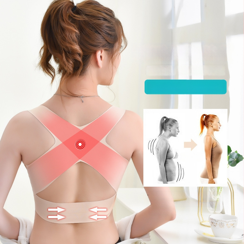 Sutien fără cusături cu spate, design 2 în 1, cupe modelate 3/4, material Ice Silk