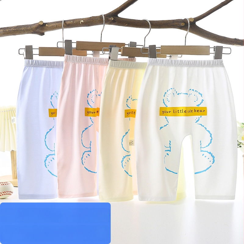 Pantaloni pentru bebeluși din modal, unisex, vară ușoară, anti-țânțari
