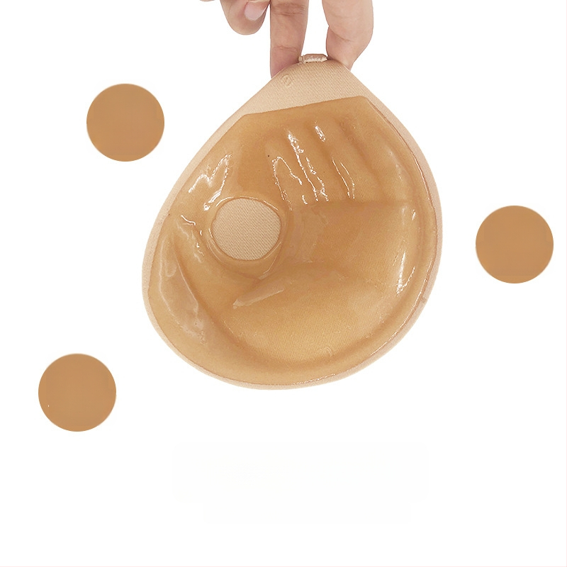 Autocolant pentru sân cu cupă de 3 cm, Mâna lui Adam, sutien invizibil cu push-up gros, pentru rochie de mireasă