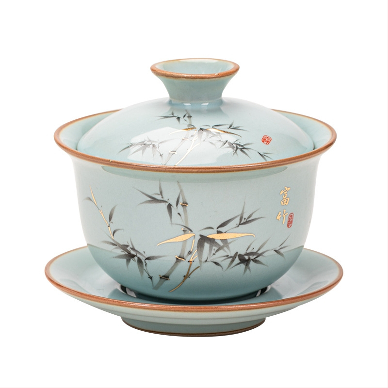 Set ceainic cu capac – ceramic premium pentru casă și birou, atingere răcoroasă