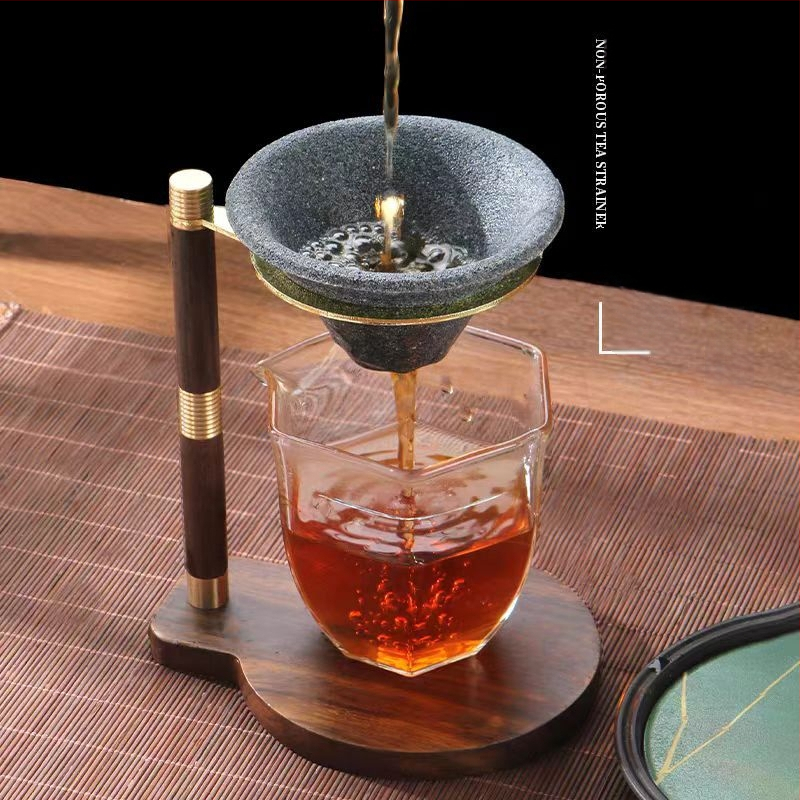 Set de ceai din ceramică cu filtru ultrafin, separare ceai-apă, unealtă de infuzare all-in-one, stil japonez retro