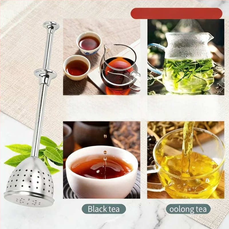 Infuzor de ceai din oțel inoxidabil 304, filtru conic