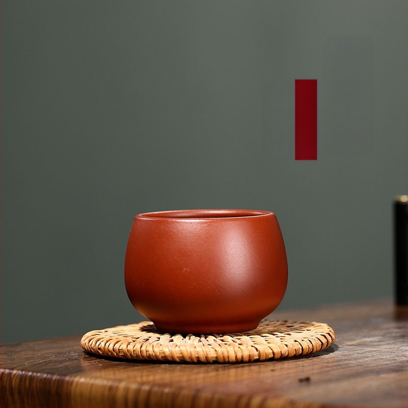 Set ceai Yixing Zisha – ceainic și ceașcă din lut Zisha, lucrate manual, ceremonie Gongfu