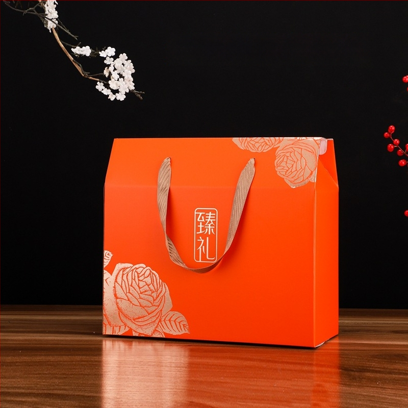 Cutie cadou de Anul Nou 2026, ambalaj ecologic, personalizabil, stil chinezesc premium