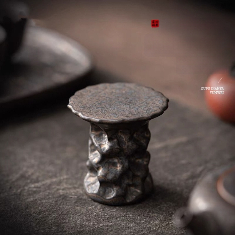 Suport pentru capac de ceainic din piatră Taihu — accesorii ceramice pentru ceremonia ceaiului