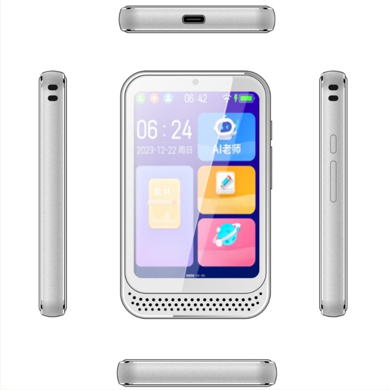 Dispozitiv portabil pentru învățarea limbii engleze prin ascultare și repetare, instrument inteligent de învățare, model 241119, 32 GB, roșu/albastru