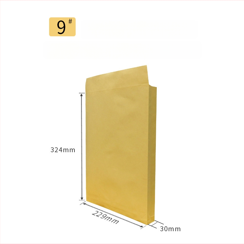 Dragon Peak Galben No.9 Plic documente A4 din hârtie kraft groasă, geantă de fișiere cu imprimare personalizată
