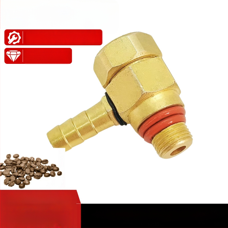 Valvă de siguranță pentru suprapresiune – pentru mașina de cafea, supapă de eliberare a presiunii, cupru, etanșare cu port unic