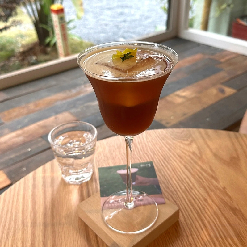 Kimura goblet vintage cu margine evazată, pahar martini și șampanie, pahar cocktail retro, 201–300 ml