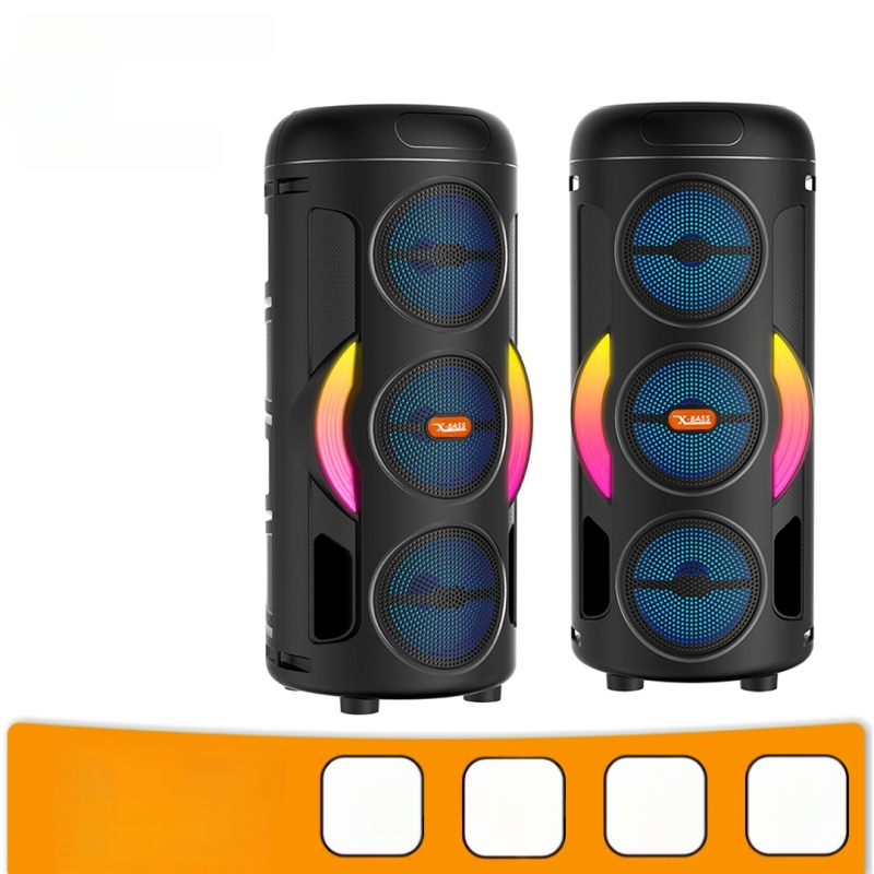 Difuzor Bluetooth RGB MZS-3302, 3 inch, wireless pentru exterior