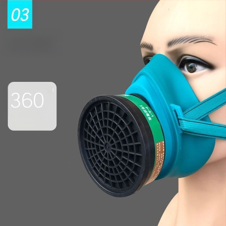Green and Cool L930 Masca de gaz cu cutie de filtrare pentru mirosuri de spray și gaze chimice