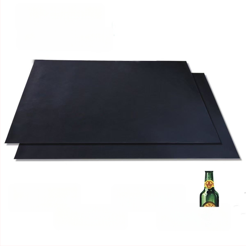 Covoraș antiaderent pentru grătar, acoperire PTFE pe fibră de sticlă, negru, pătrat, 0.1–0.2 mm, rezistent la temperaturi înalte