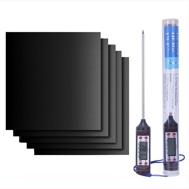 Covoraș PTFE pentru grătar, multicolor, rezistent la temperaturi înalte, antiaderent, albastru cer înstelat