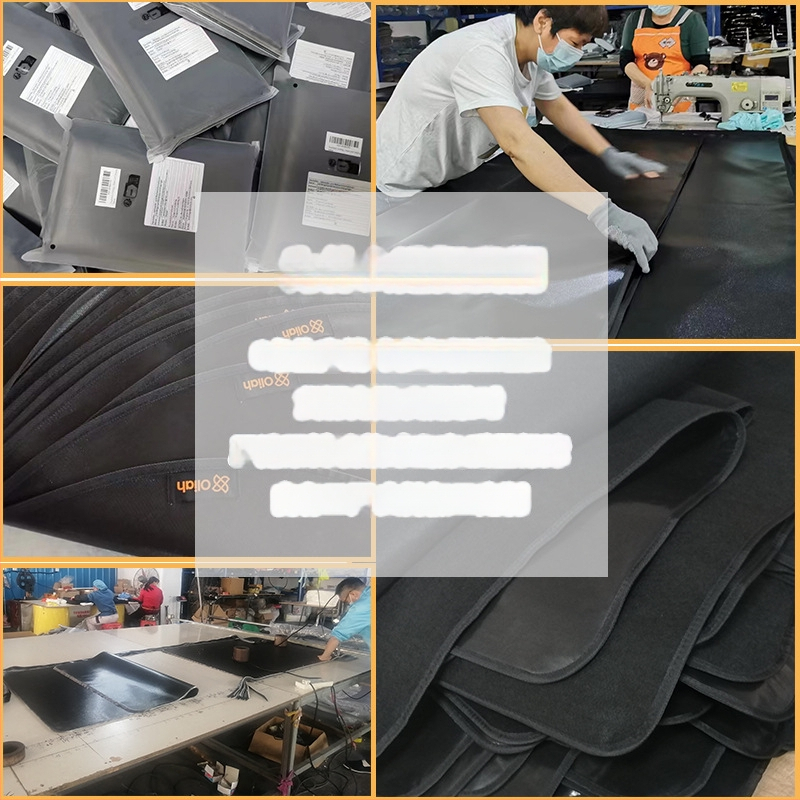 Covoraș semicircular pentru șemineu, 36 inch, ignifug și rezistent la flăcări, izolație termică pentru grătar exterior