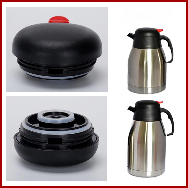 Cap plat pentru oală de cafea, capac izolat, capac etanș, accesoriu portabil pentru oală