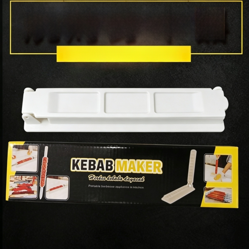 Dispozitiv pentru înșurarea cărnii la grătar – ustensilă pentru kebab