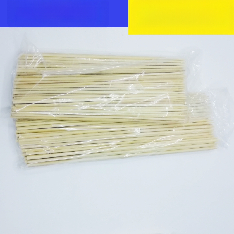 Bețe de bambus groase, de unică folosință pentru grătar; bețe robuste din bambus pentru grătar, Mala Tang și bețe cu fructe de hawthorn caramelizate.