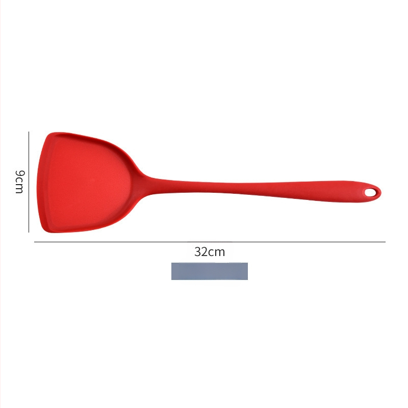 Spatulă din silicon, monobloc pentru gătit, antiaderentă, rezistentă la temperatură, ustensile de bucătărie